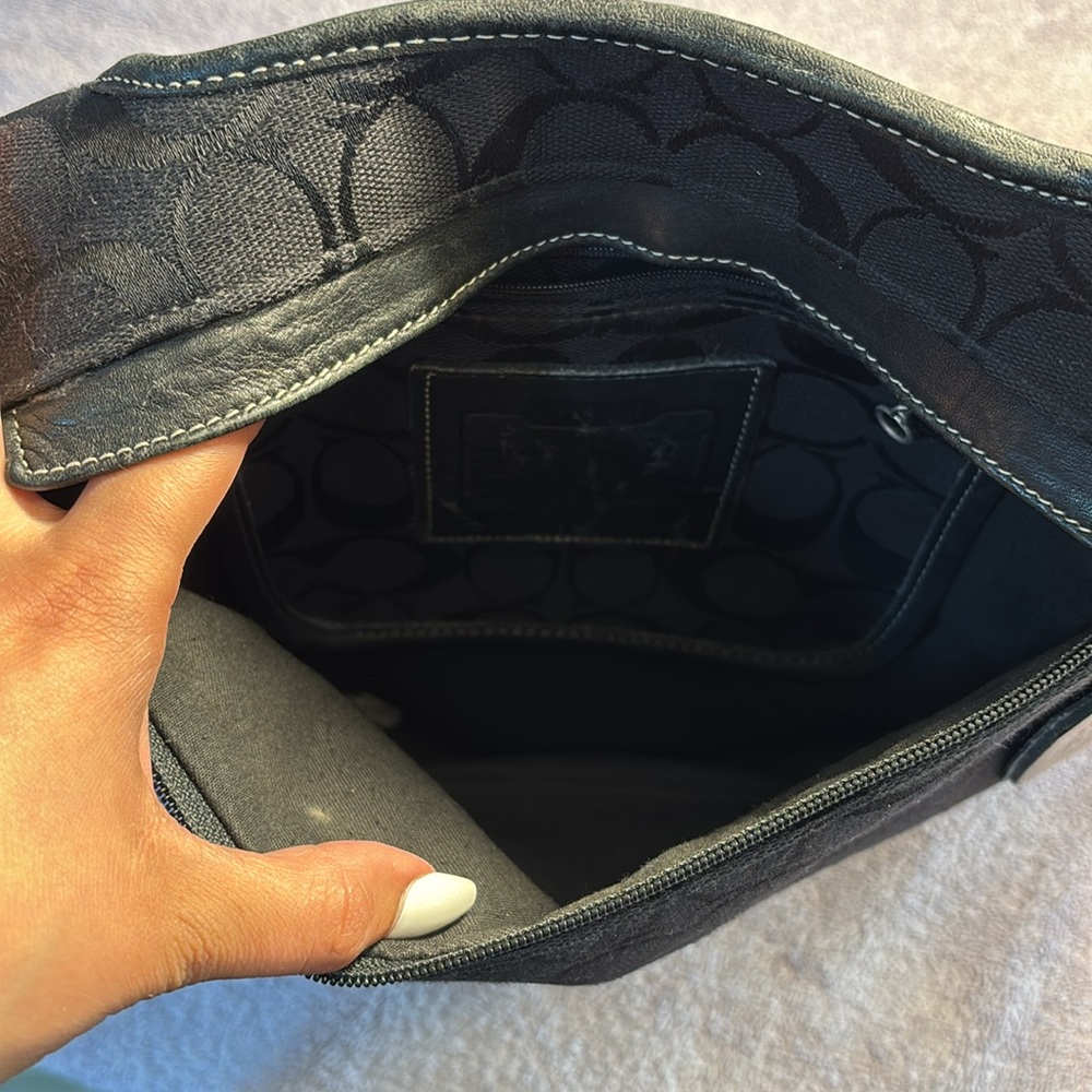 Coach Black Backpack Sleek Minimalist Design - Picture 5 of 14